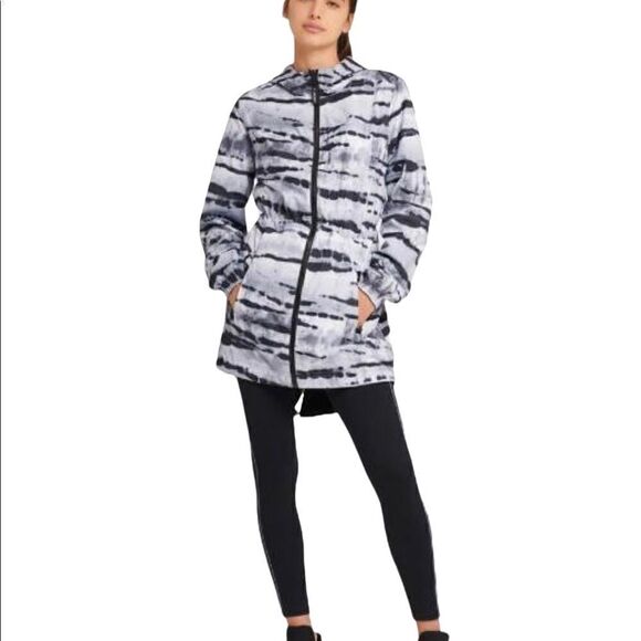 DKNY Sport Reversible Hooded Parka Sz Medium NWT - Picture 1 of 5